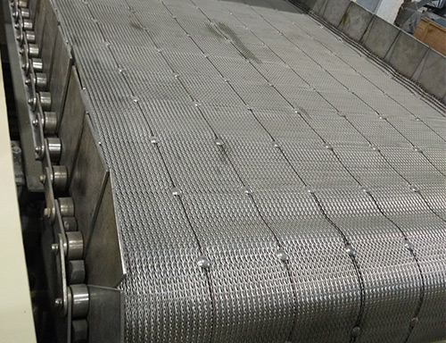 不锈钢人字型链条钢带